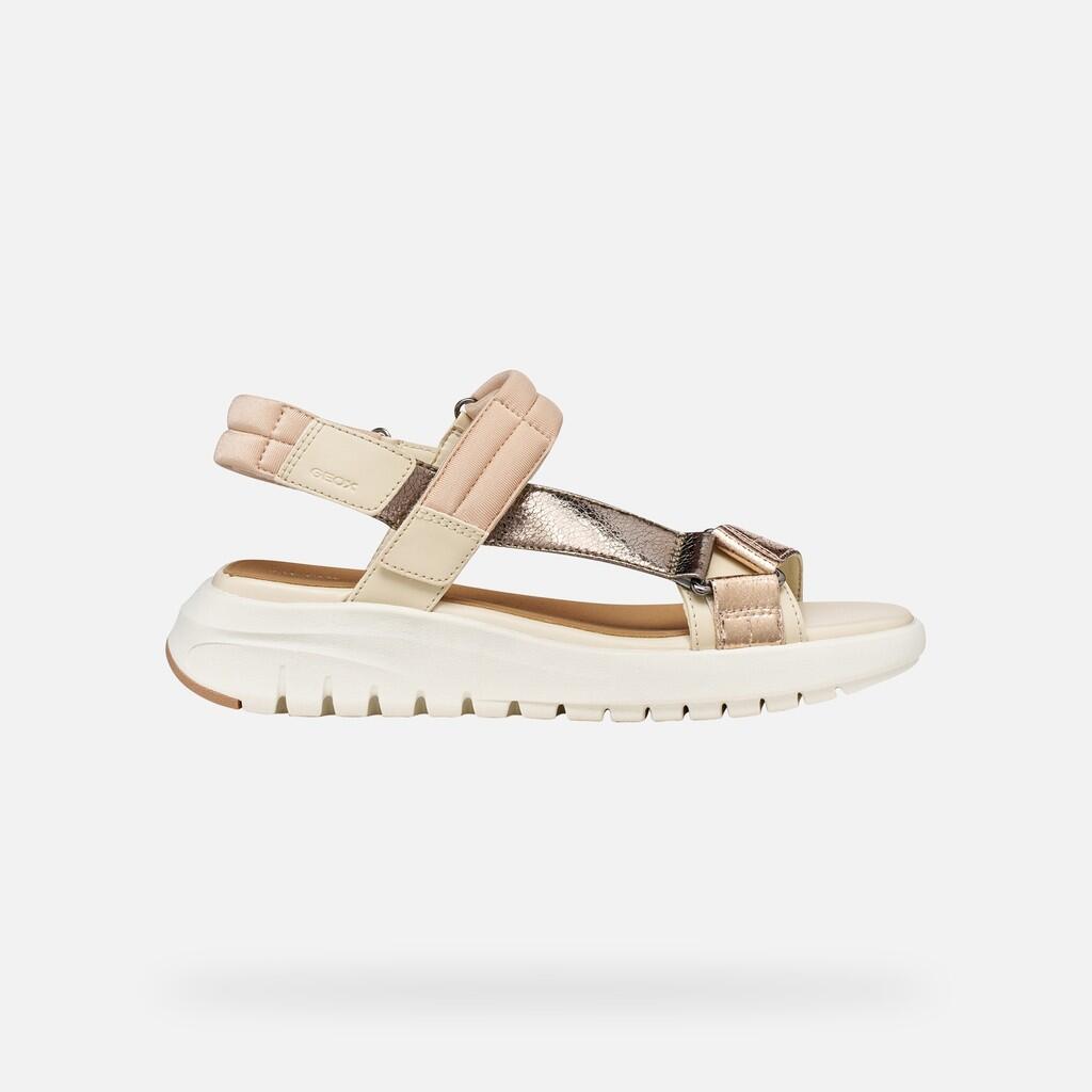 Sandales Femme FLEXTRIDE S WOMAN Blanc Cassé/Beige Foncé 2/7