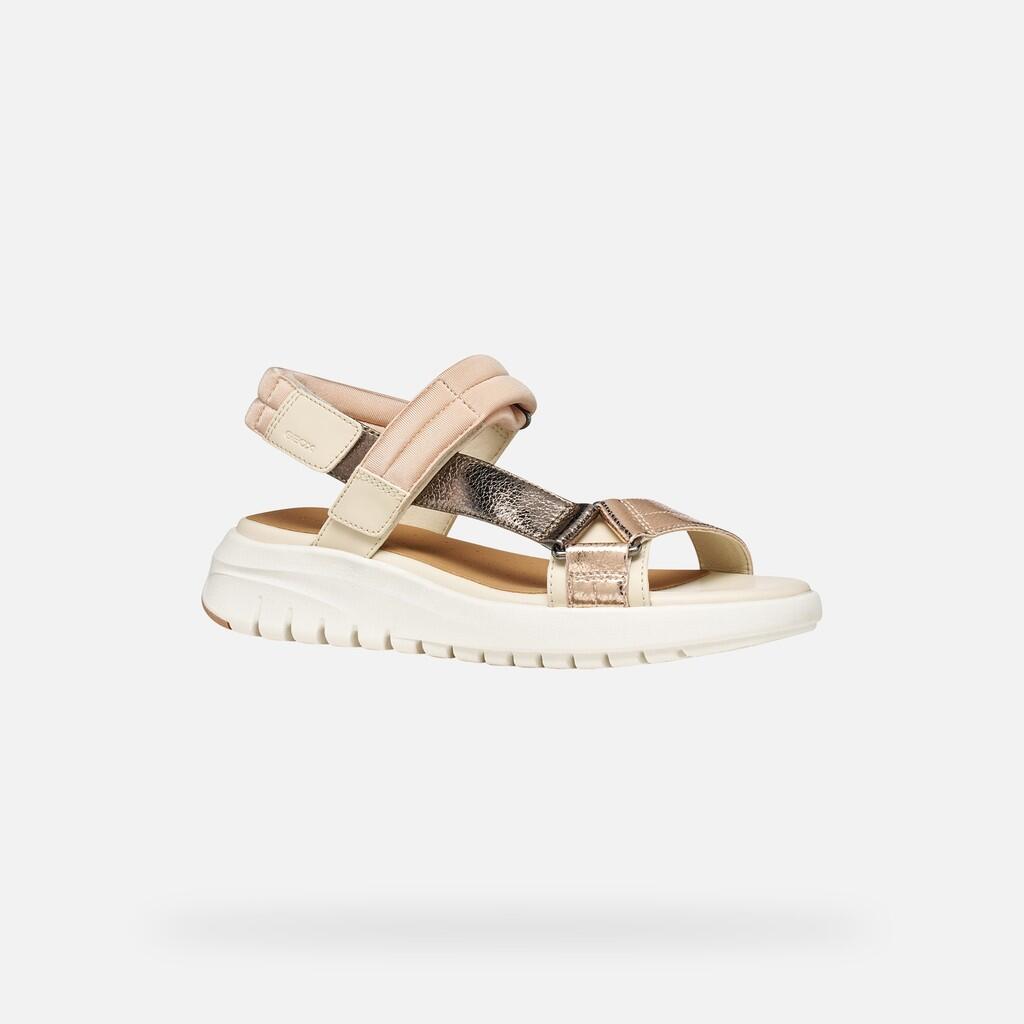 Sandales Femme FLEXTRIDE S WOMAN Blanc Cassé/Beige Foncé 5/7
