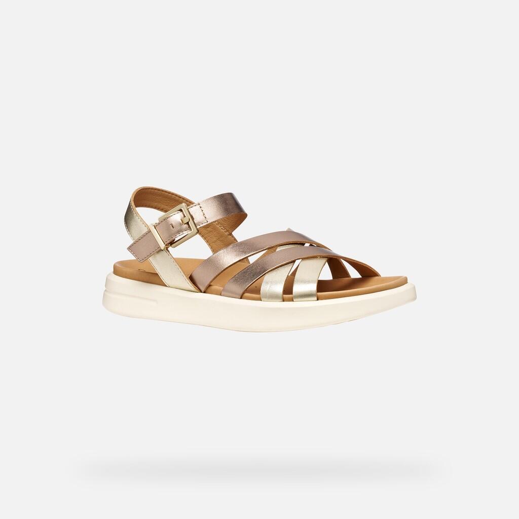 Sandales Femme XAND 2S WOMAN Beige Foncé/Or Clair 5/7