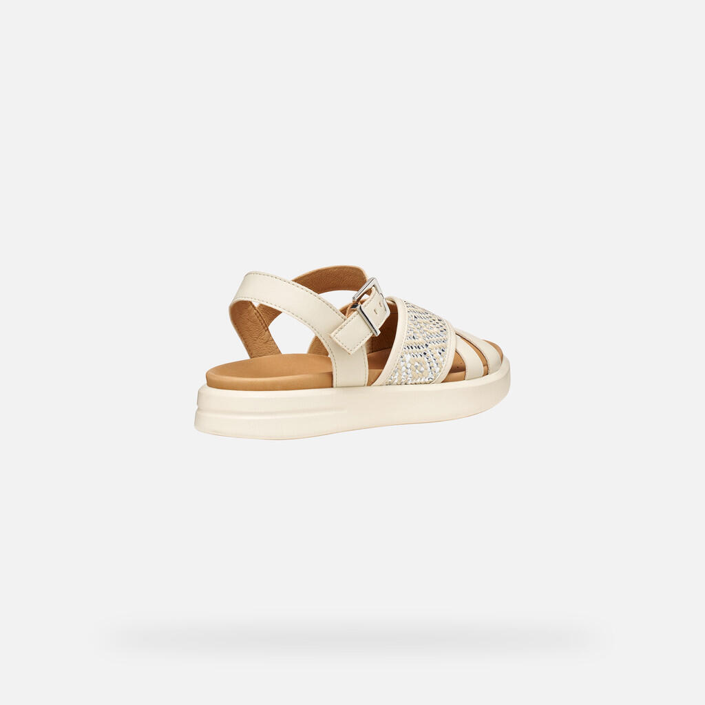 Sandales Femme D XAND 2S Blanc Cassé 5/7