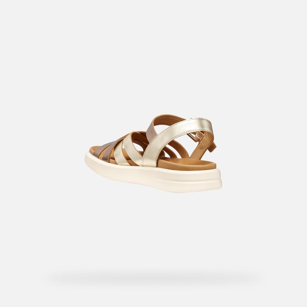 Sandales Femme XAND 2S WOMAN Beige Foncé/Or Clair 6/7