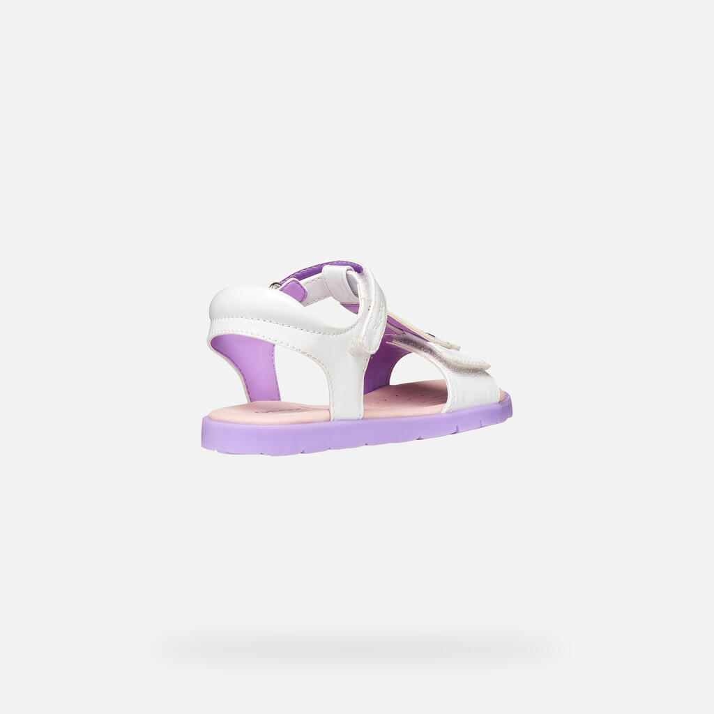Sandales Fille SANDAL JOYFOOT GIRL Blanc/Lilas 5/7