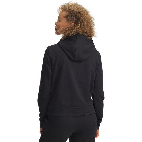 Sweat à capuche en éponge de sport UNDER ARMOUR NOIR FEMME 2/2