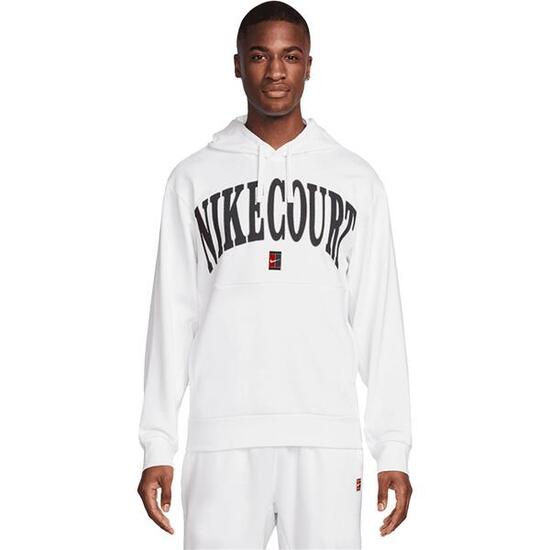 FLEECE TENNIS HOODIE WEIß HERREN