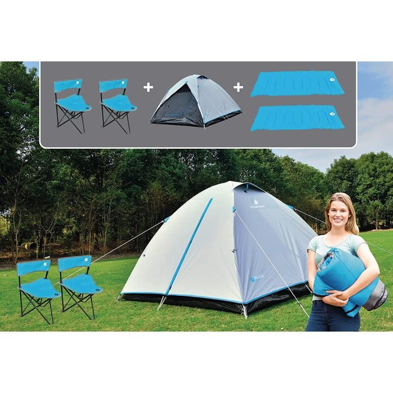 Ensemble de camping Pure4Fun 7/7
