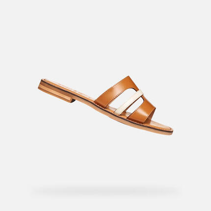Sandales Femme MADDALUSIA C WOMAN Noir/Tabac