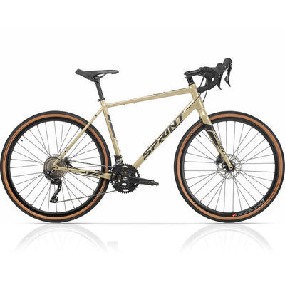 Gravel Bike da uomo 28" WHISPER ELITE HD 2 x 10 velocità Shimano SHIMANO GRX-400