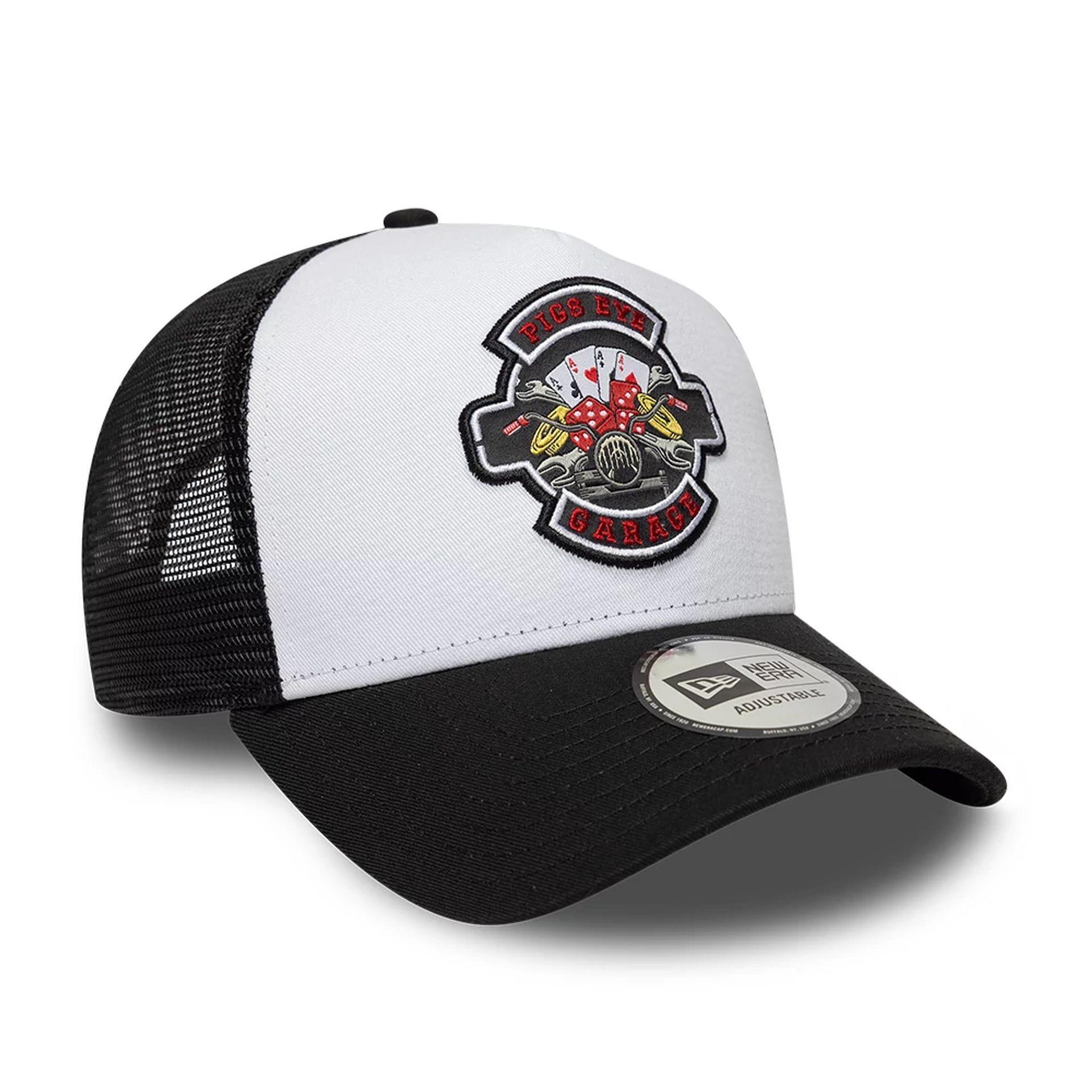 New Era 9FORTY Trucker Cap Location schwarz/white 3/7