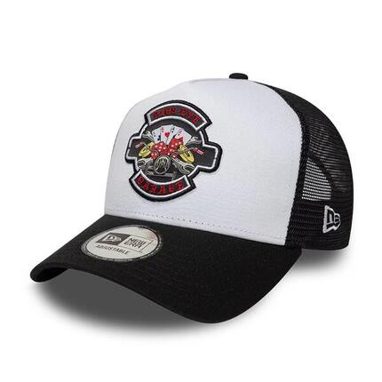 New Era 9FORTY Trucker Cap Location schwarz/white