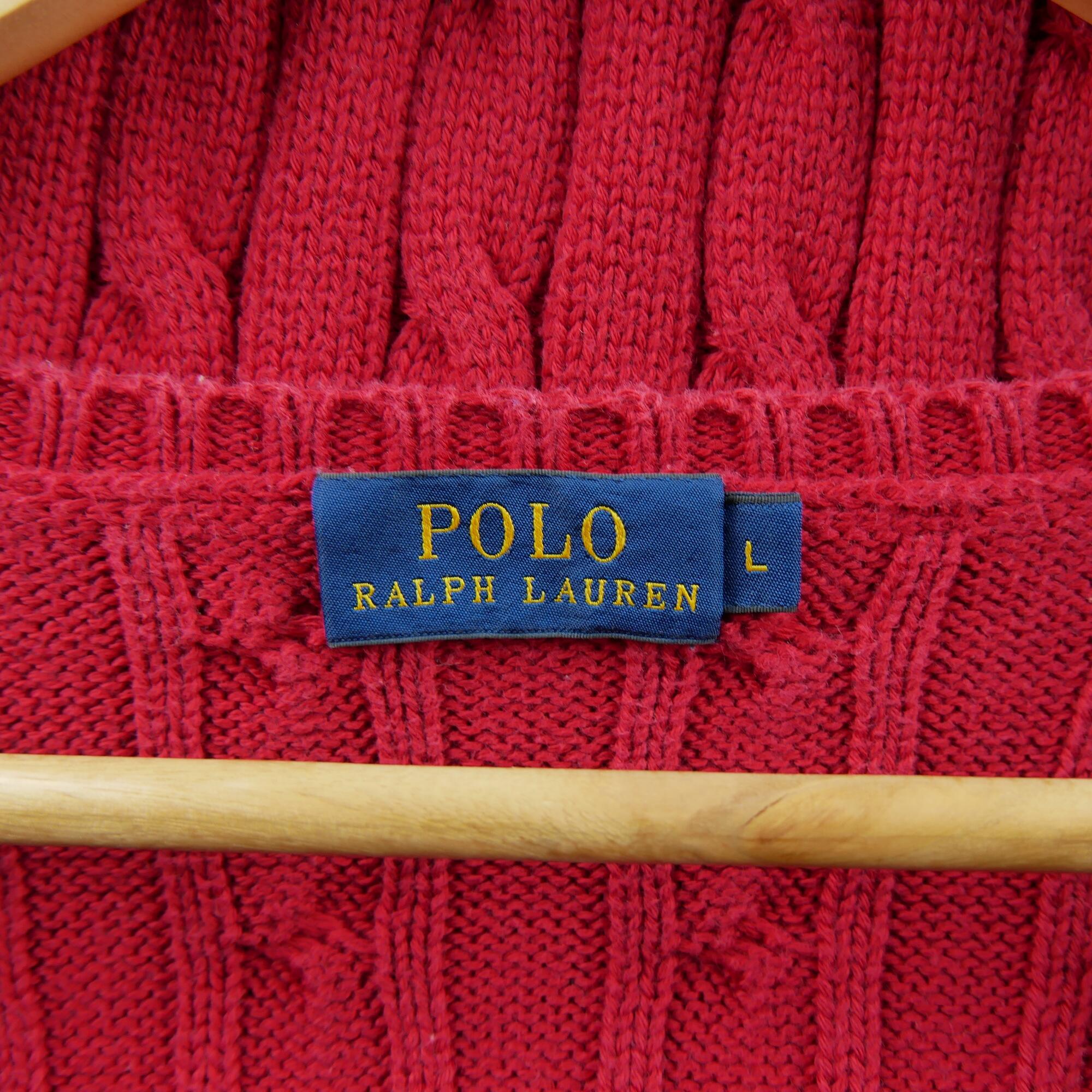 Segunda vida - Polo Ralph Lauren Renda feminina gola V - Como novo 5/5