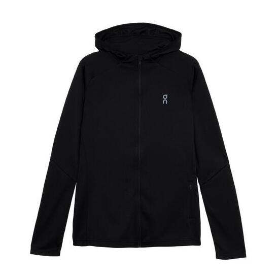 ON-RUNNING CLIMATE ZIP HOODIE SCHWARZ DAMEN