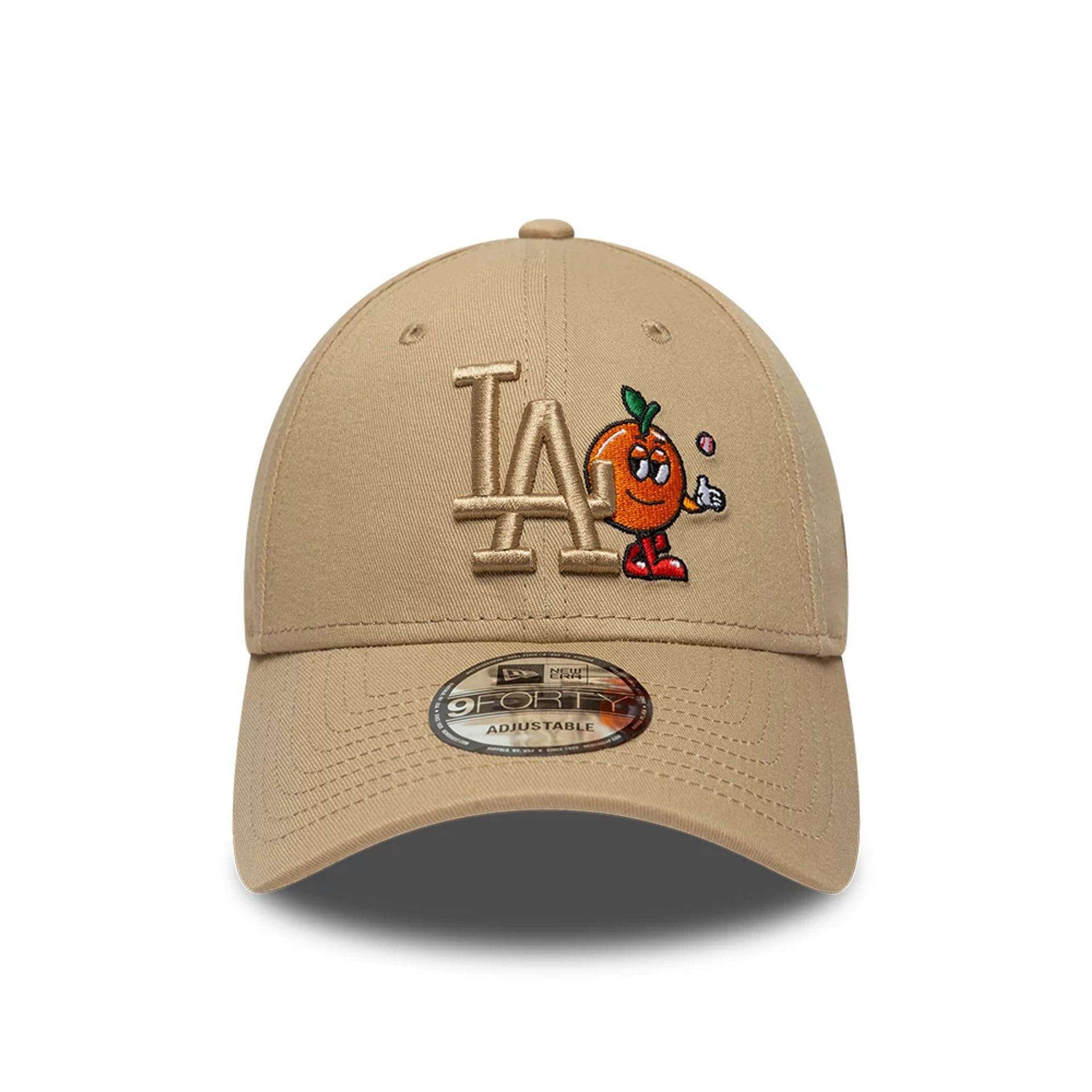 New Era 9FORTY Cap MLB Los Angeles Dodgers Icon beige 2/5