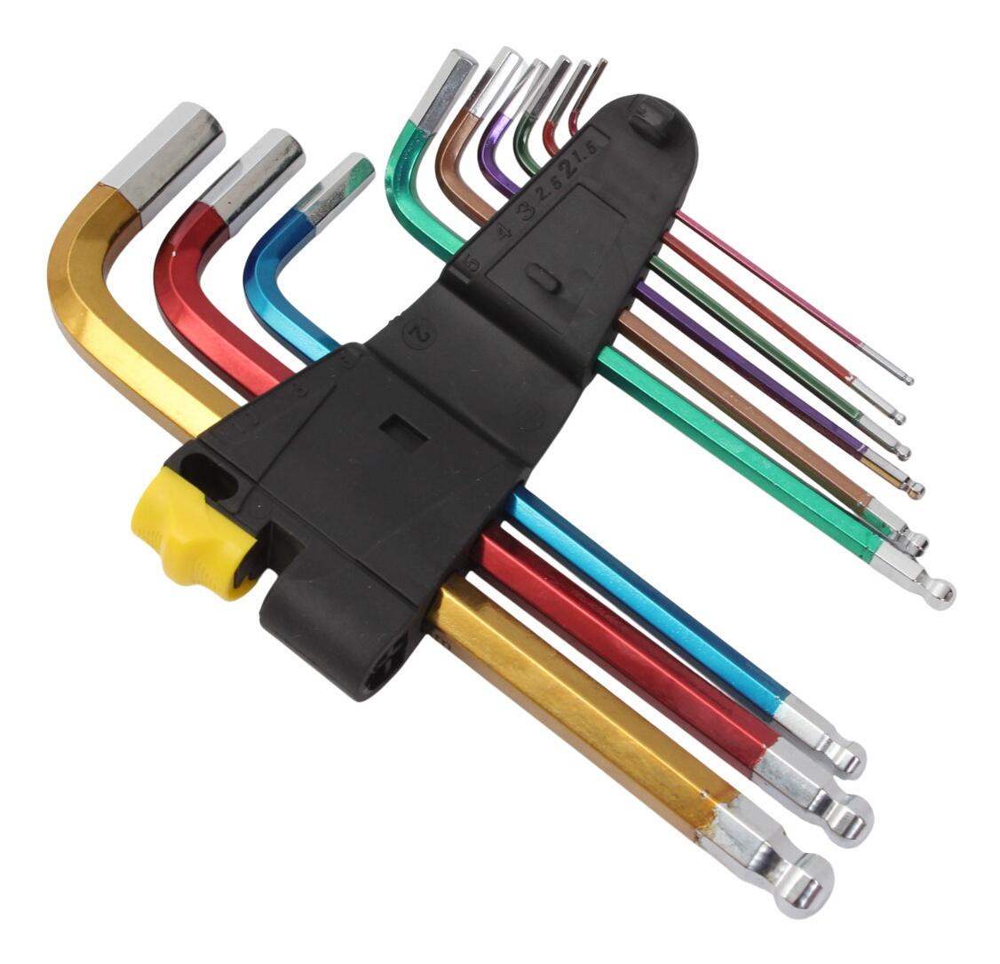 Conjunto KHE 9 peças chaves Allen 5/6