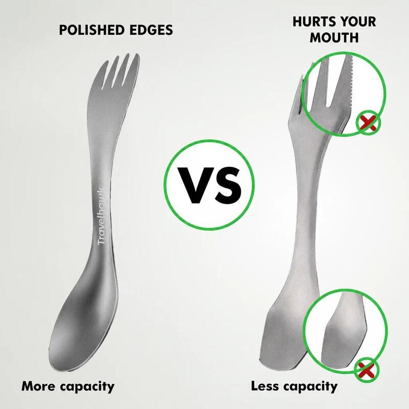 Spork – Tacâmuri de camping 3 în 1