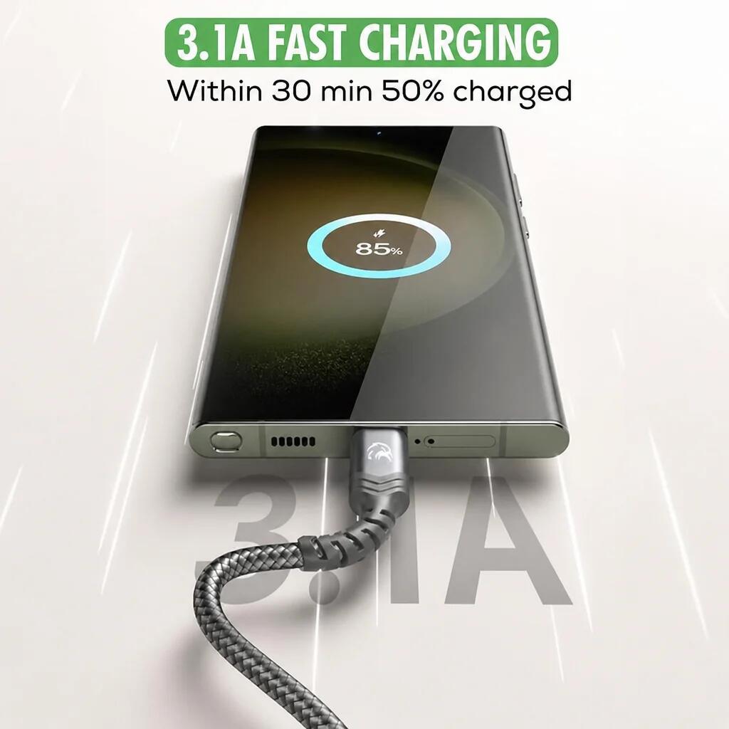 Kabel USB 3.0 → USB-C – szybkie przesyłanie danych i ładowanie 4/7