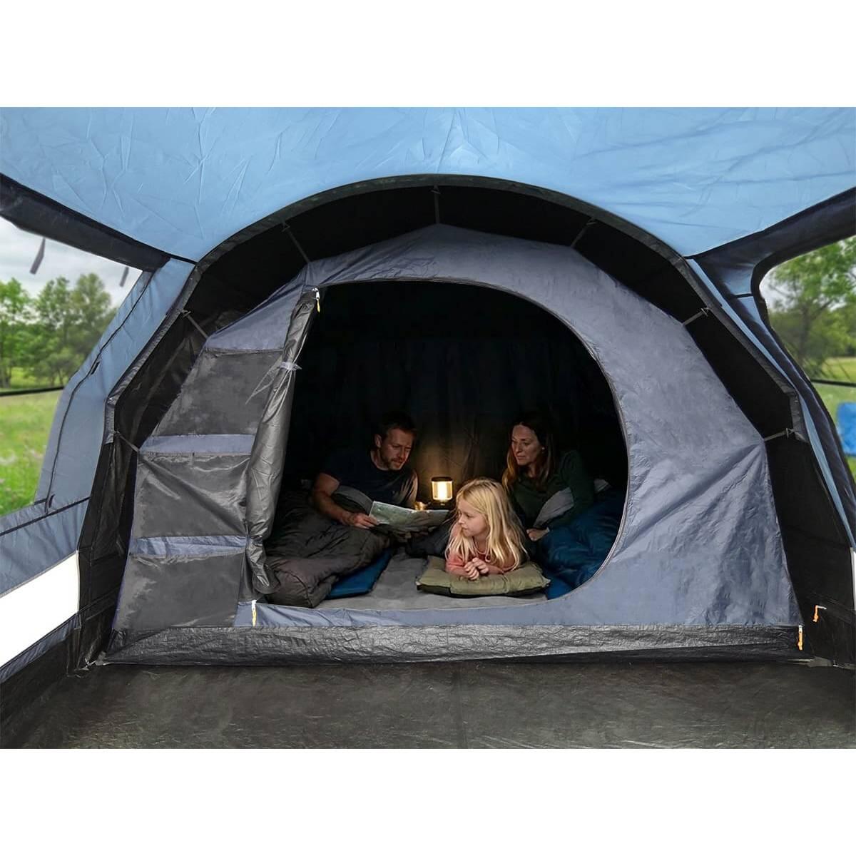 Tente tunnel Kambo 4 Sleeper Protect - Sol cousu - Cabine  noire - 4 pers 5/7