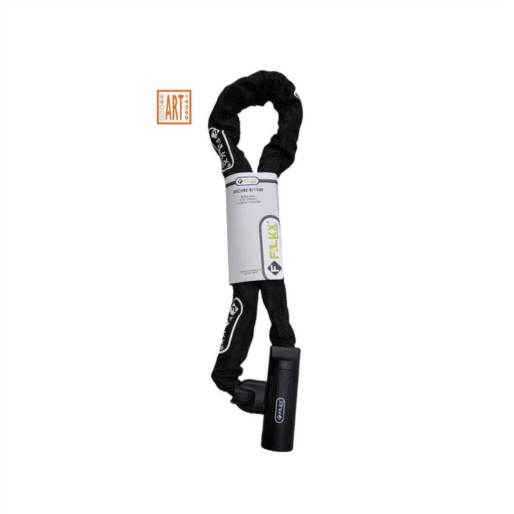 Falkx Secure 8 1100 Chain Lock - Premium Security in Black