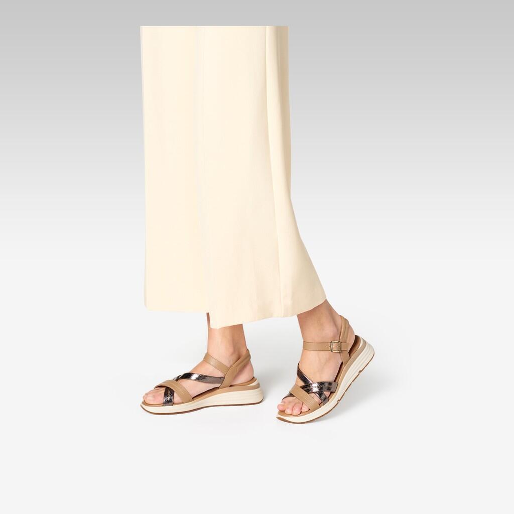 Sandalias Mujer Elowynne Beige Oscuro/Beige 3/7