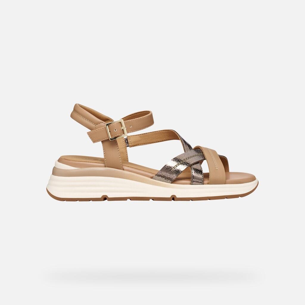 Sandalias Mujer Elowynne Beige Oscuro/Beige 2/7