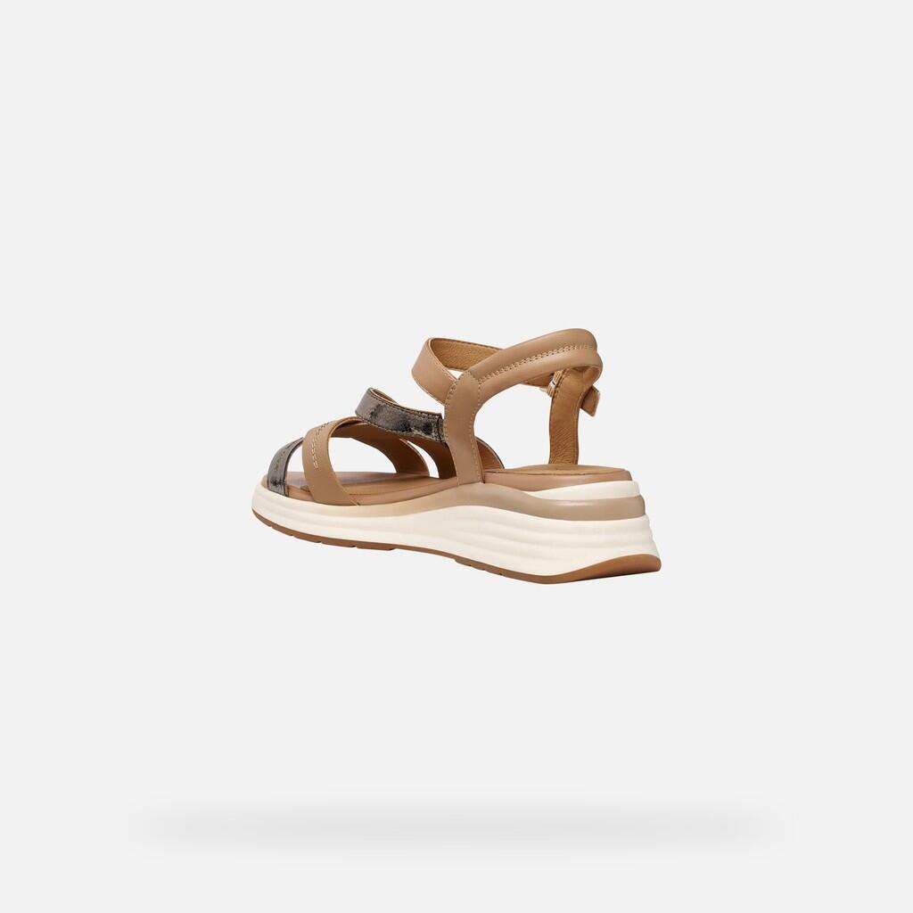 Sandalias Mujer Elowynne Beige Oscuro/Beige 6/7