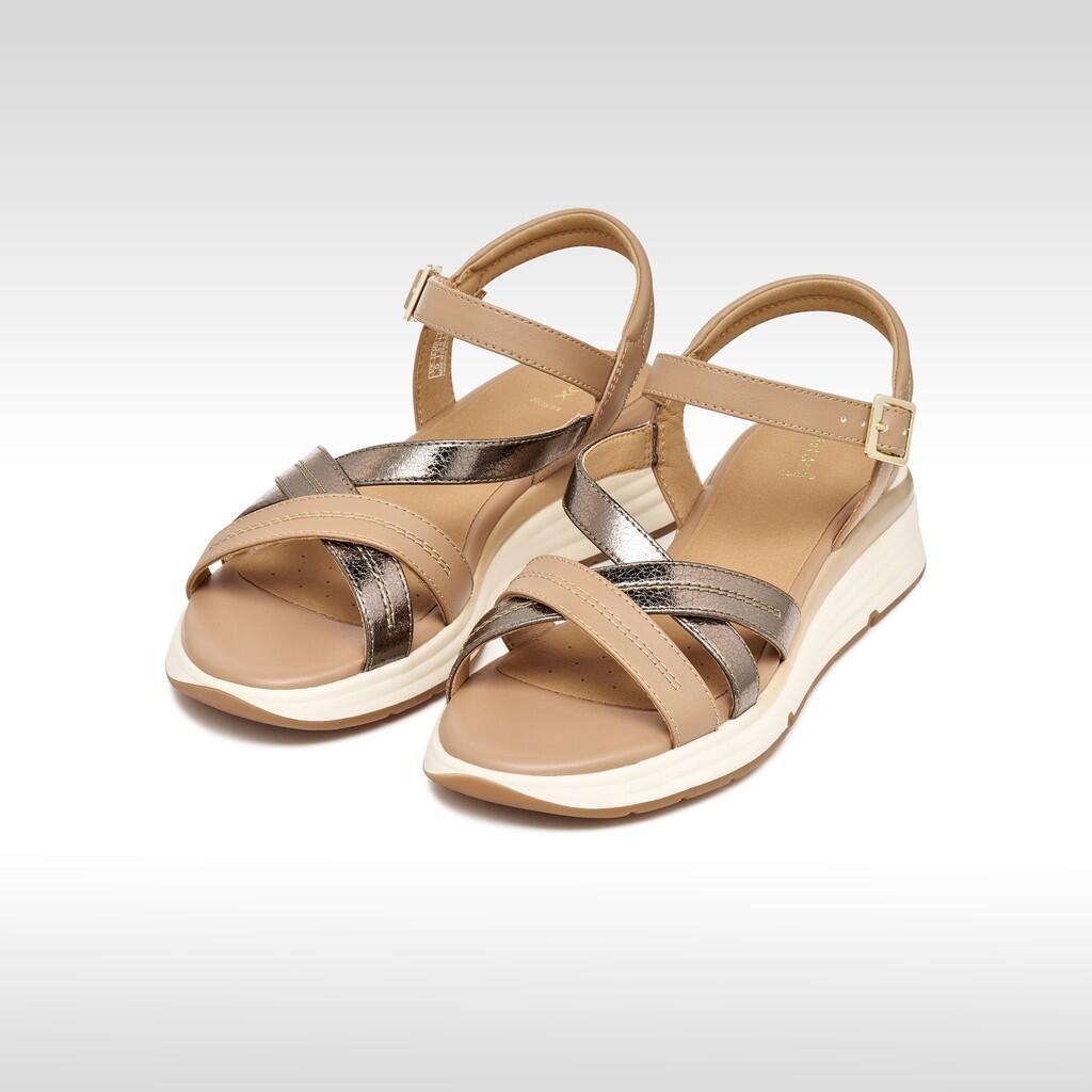 Sandalias Mujer Elowynne Beige Oscuro/Beige 4/7