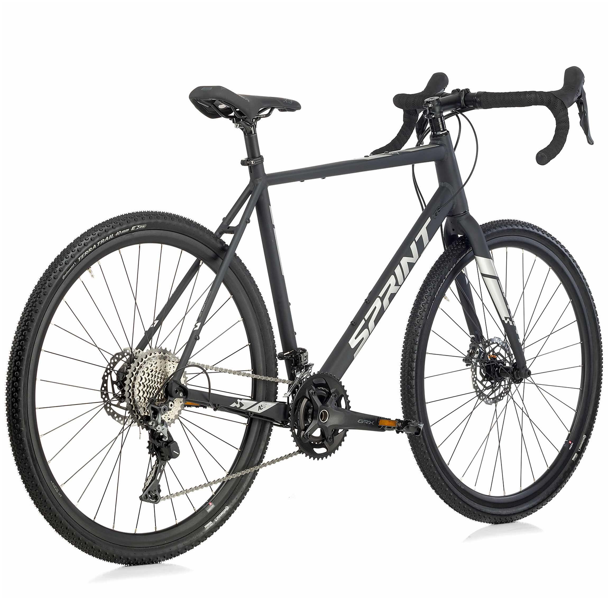 28" Heren Gravelbike WHISPER TEAM GRX Fiets 2 x 11 Versnellingen SHIMANO GRX 3/3