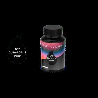 Glanzende zwarte retoucheverf voor shimano dura-ace componenten 10 ml