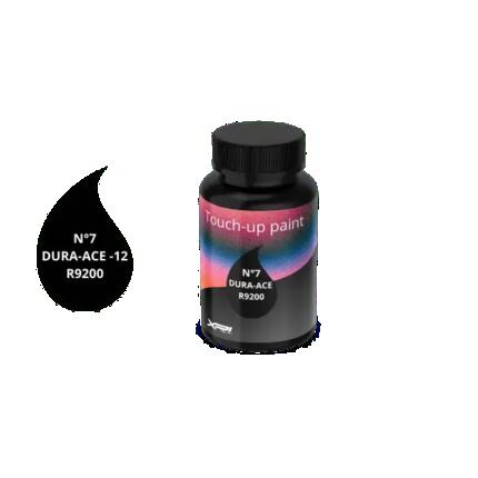 Pintura de retoque para bici N°7 negro glossy Shimano Dura-Ace 12V 10 ml