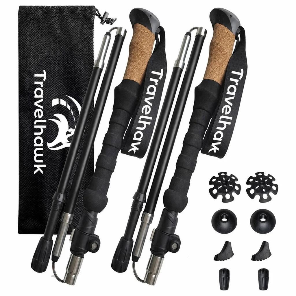 Bâtons de marche nordique – Réglables et légers 2/7