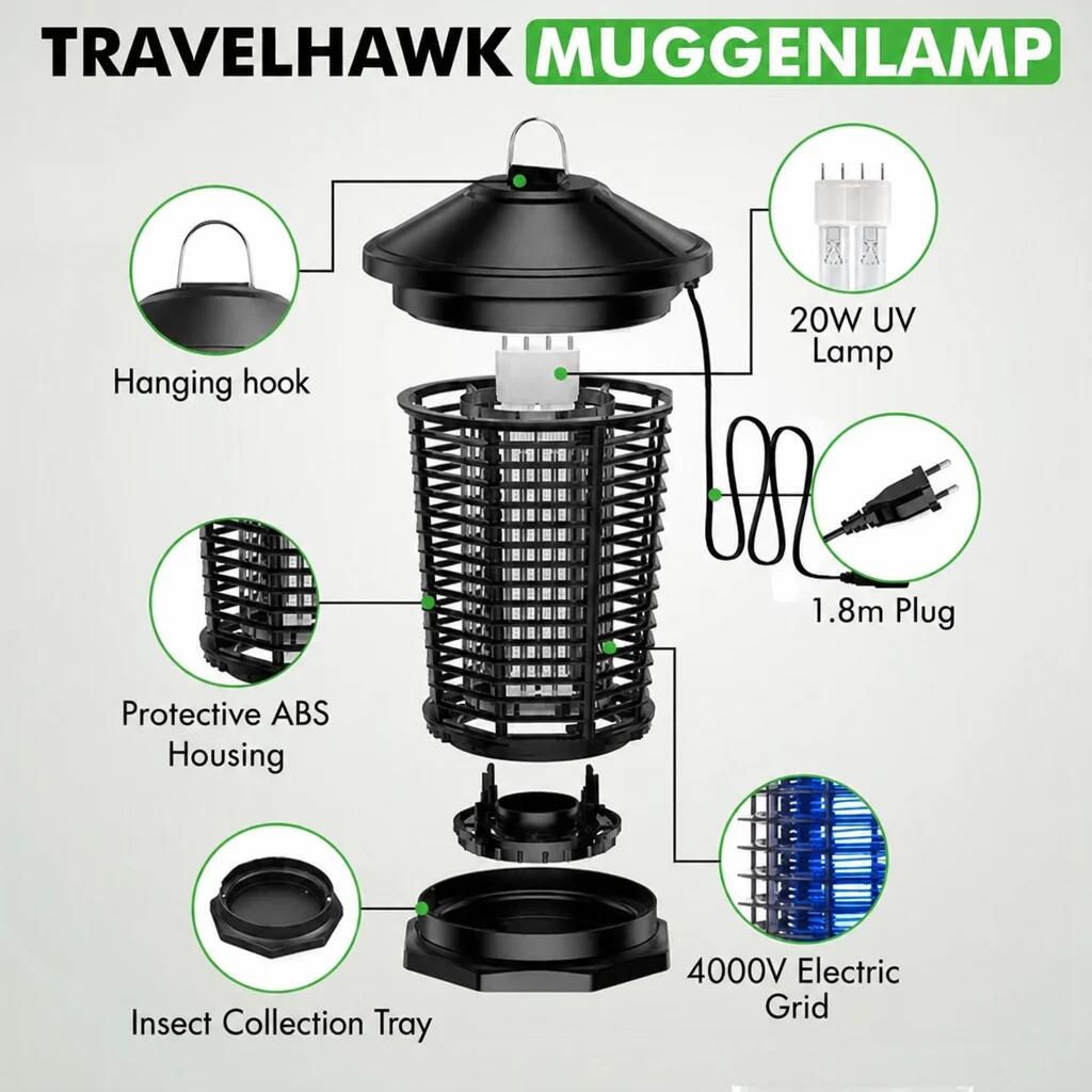 Lampe anti-moustiques 3/7
