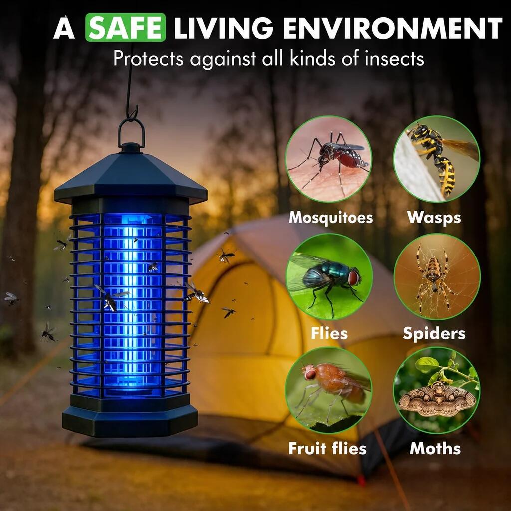 Lampe anti-moustiques 6/7