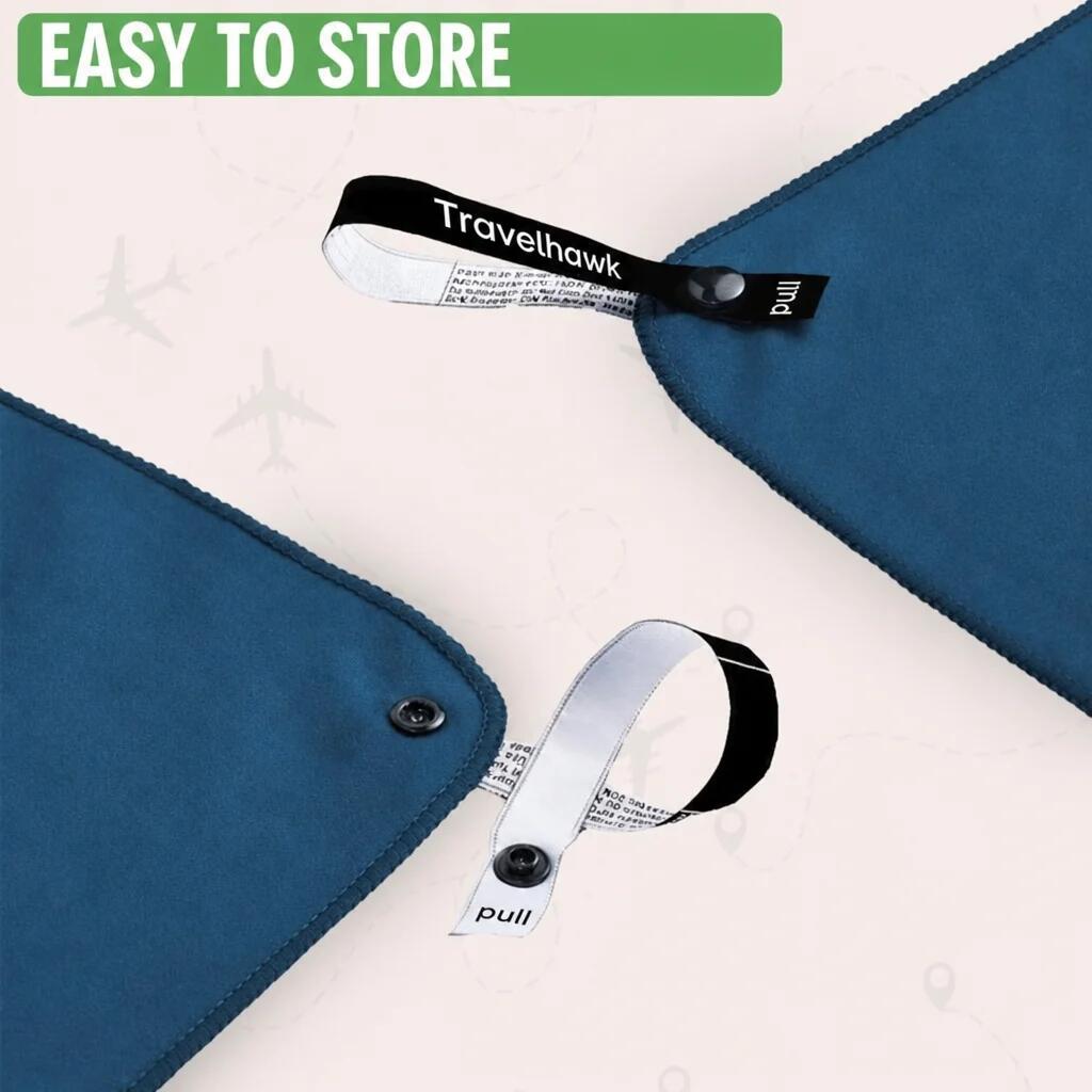 Serviette de voyage en microfibre – Séchage rapide et compacte 3/7