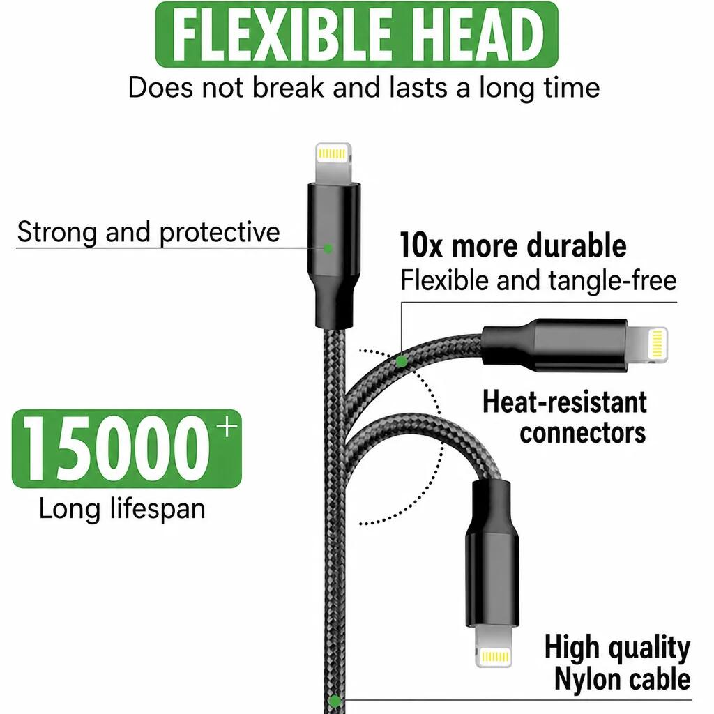 Kabel USB-A do Lightning – ładowanie i przesyłanie danych 7/7
