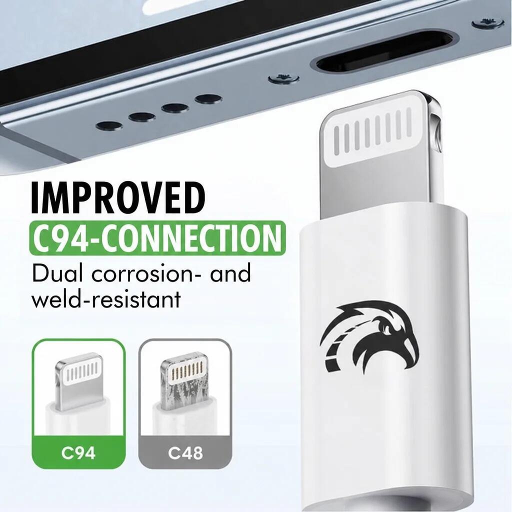 Cable USB-C a Lightning: carga rápida y transferencia de datos. 3/7