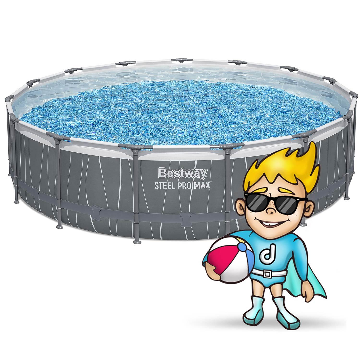 Piscina Desmontável Bestway Steel Pro MAX Ø457x107 cm 2/7