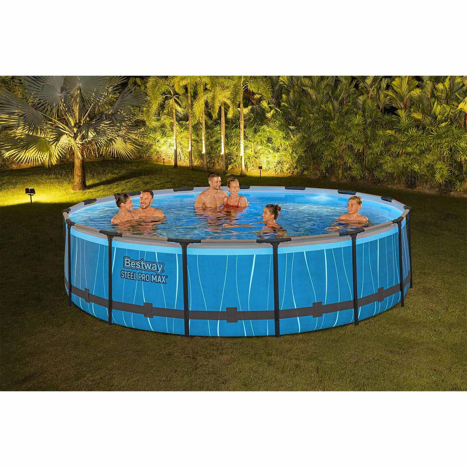 Piscina Desmontável Bestway Steel Pro MAX Ø457x107 cm 5/7