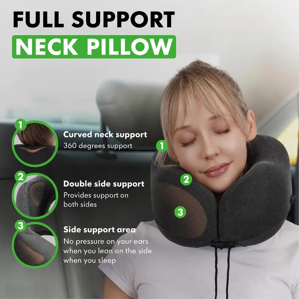 Poduszka podróżna na szyję – ergonomiczna i wygodna poduszka podróżna 7/7