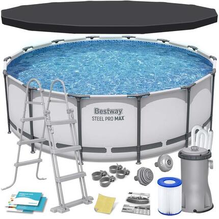 Piscine tubulaire ronde Bestway Steel Pro Max 4,27 x 1,22 m