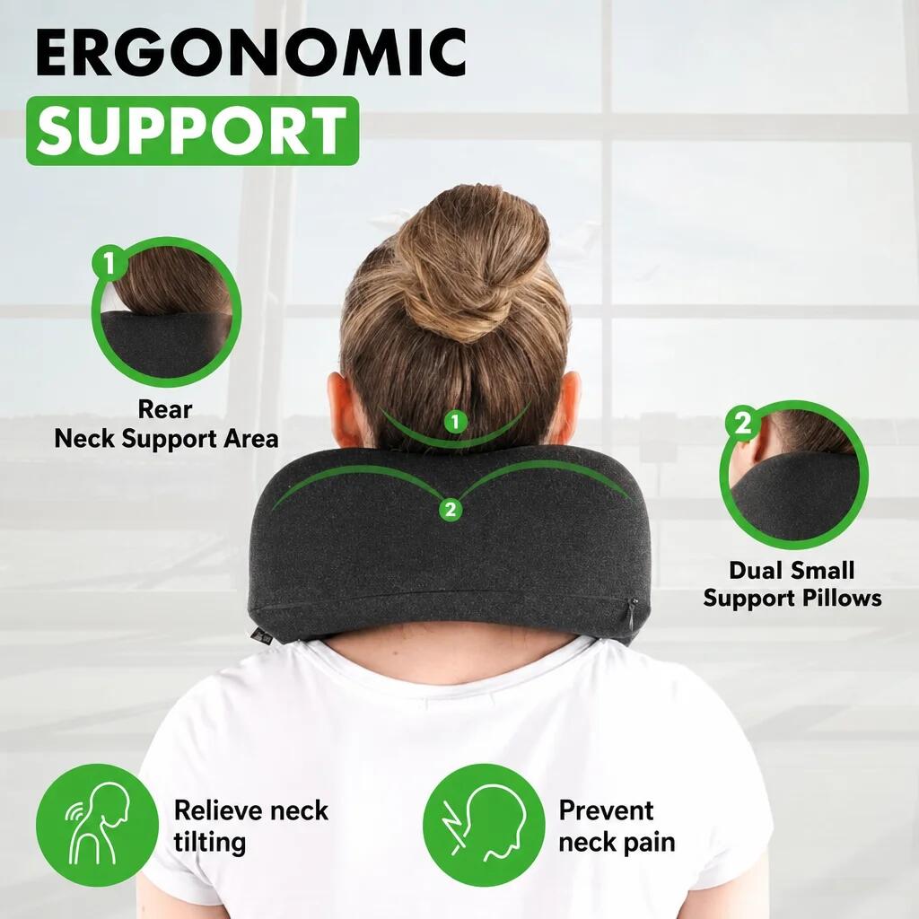 Poduszka podróżna na szyję – ergonomiczna i wygodna poduszka podróżna 6/7