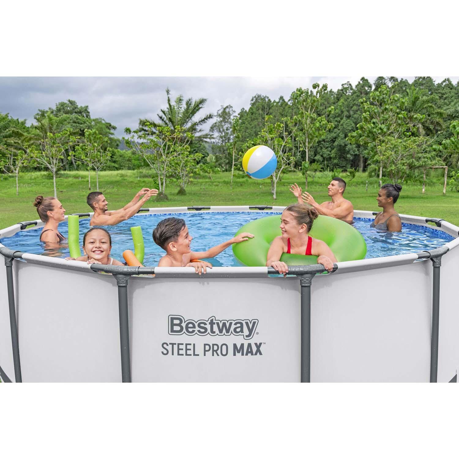 Basen stelażowy Bestway ogrodowy 427x122 cm 11w1 5612X 4/7