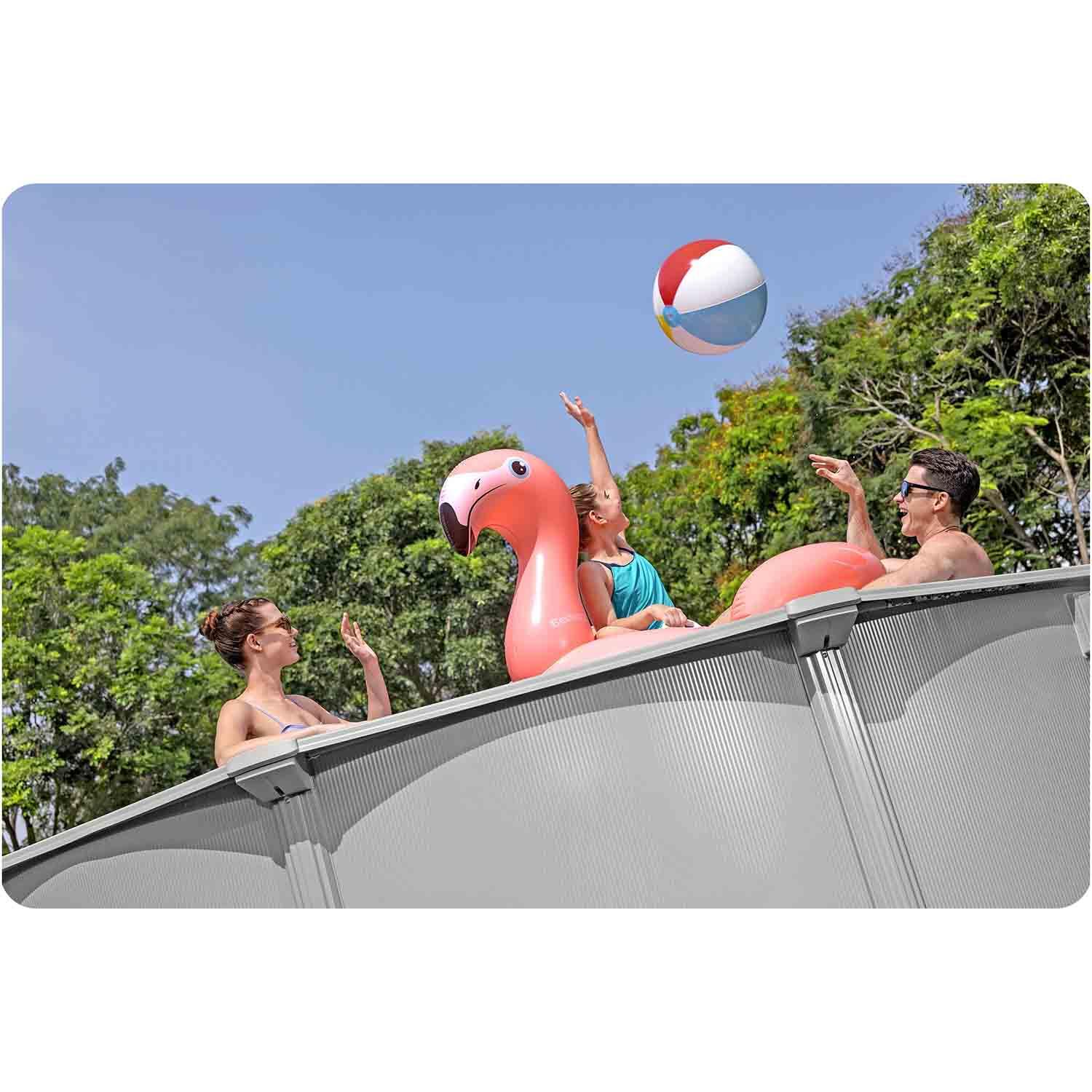 Piscina Desmontable Redonda de Acero Bestway Hydrium Ø457 x 122 cm con Depurador 5/7