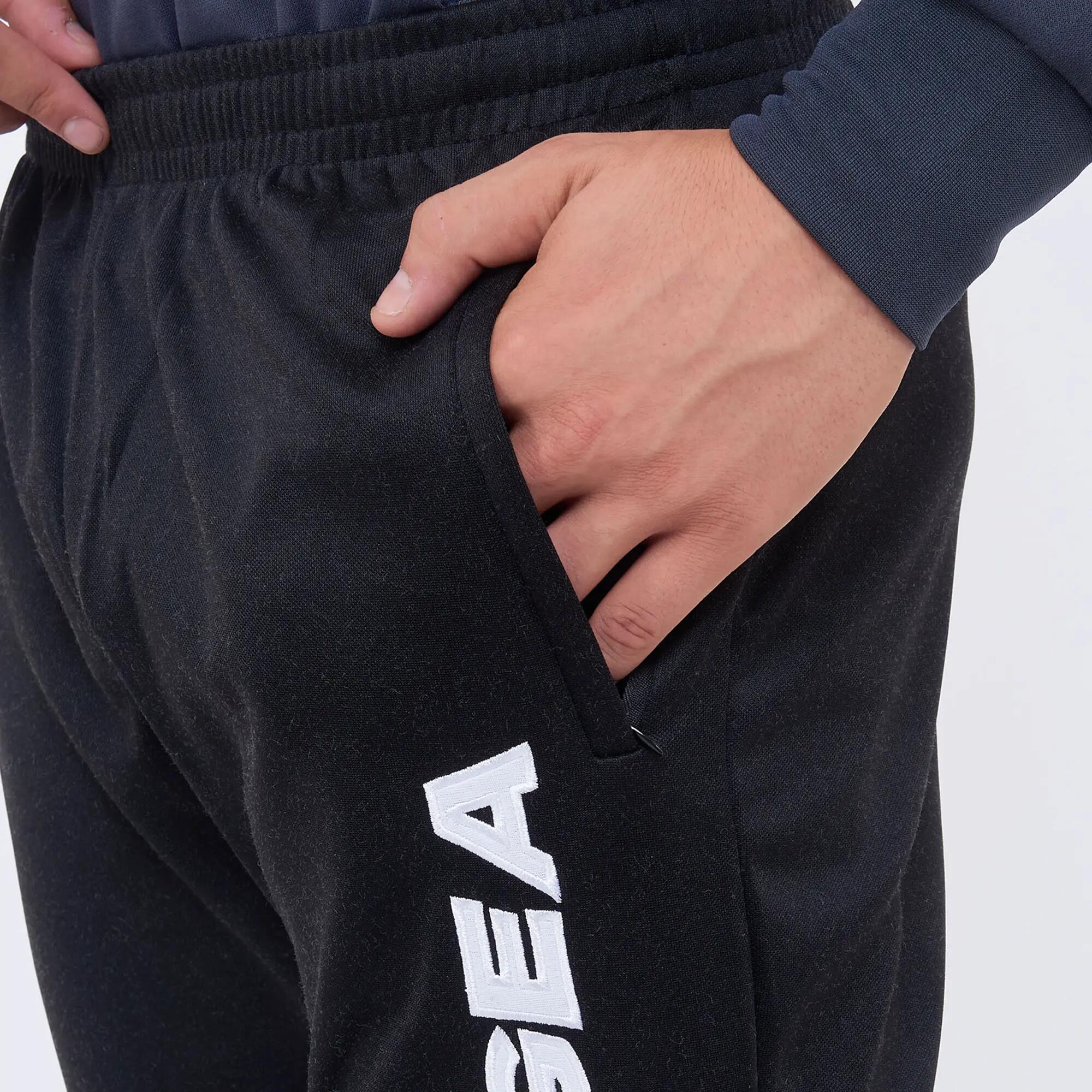 Pantalon 3/4 de Running avec Grand Logo Noir Junior 4/5