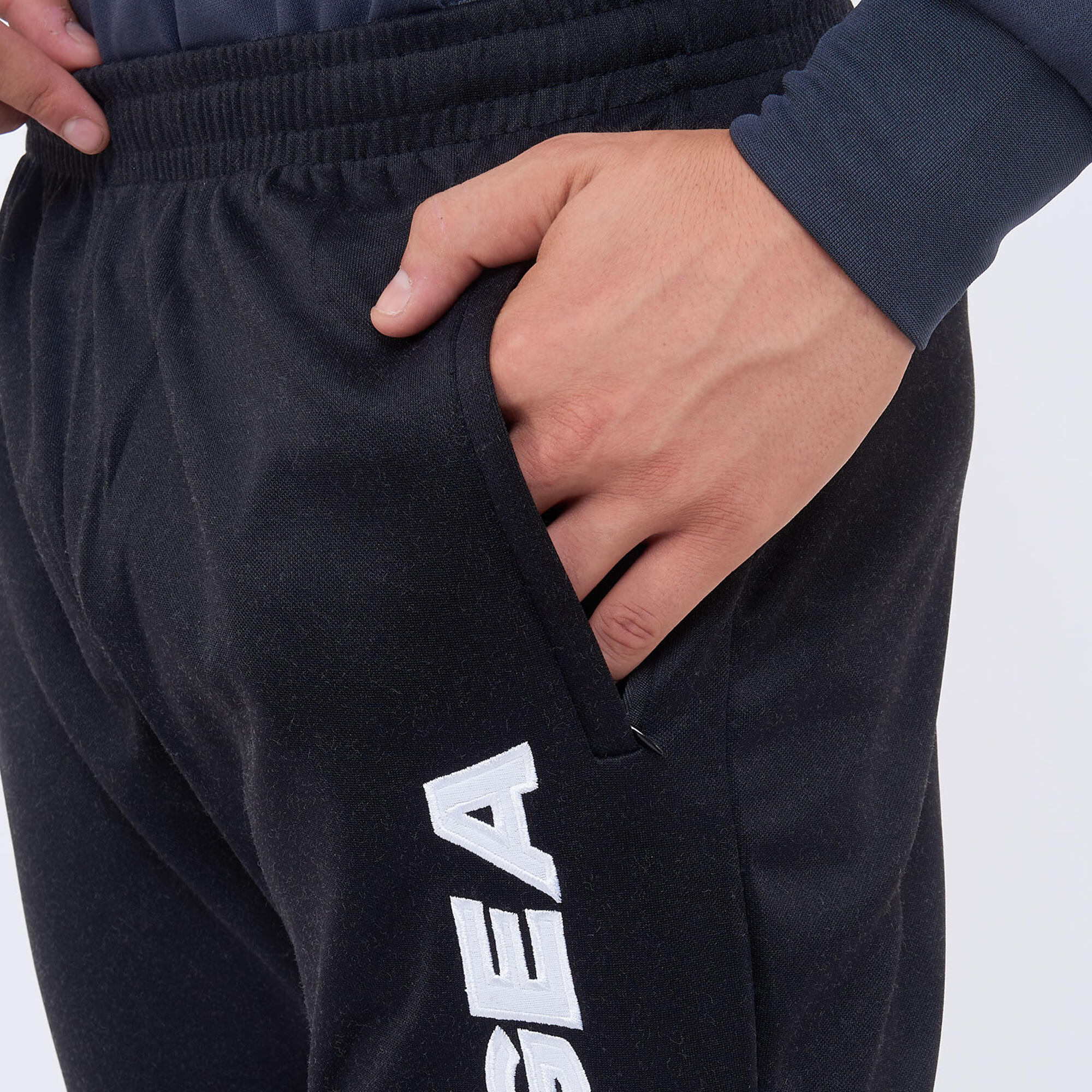 3/4 Laufhose mit Großem Logo Schwarz 4/5