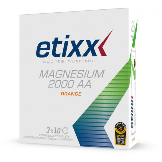 Etixx Magnesium 2000 AA Orange 3x10 Comprimés Effervescents