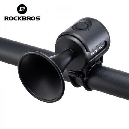 Dzwonek rowerowy elektryczny 120dB ROCKBROS EH2 czarny (34210002001)