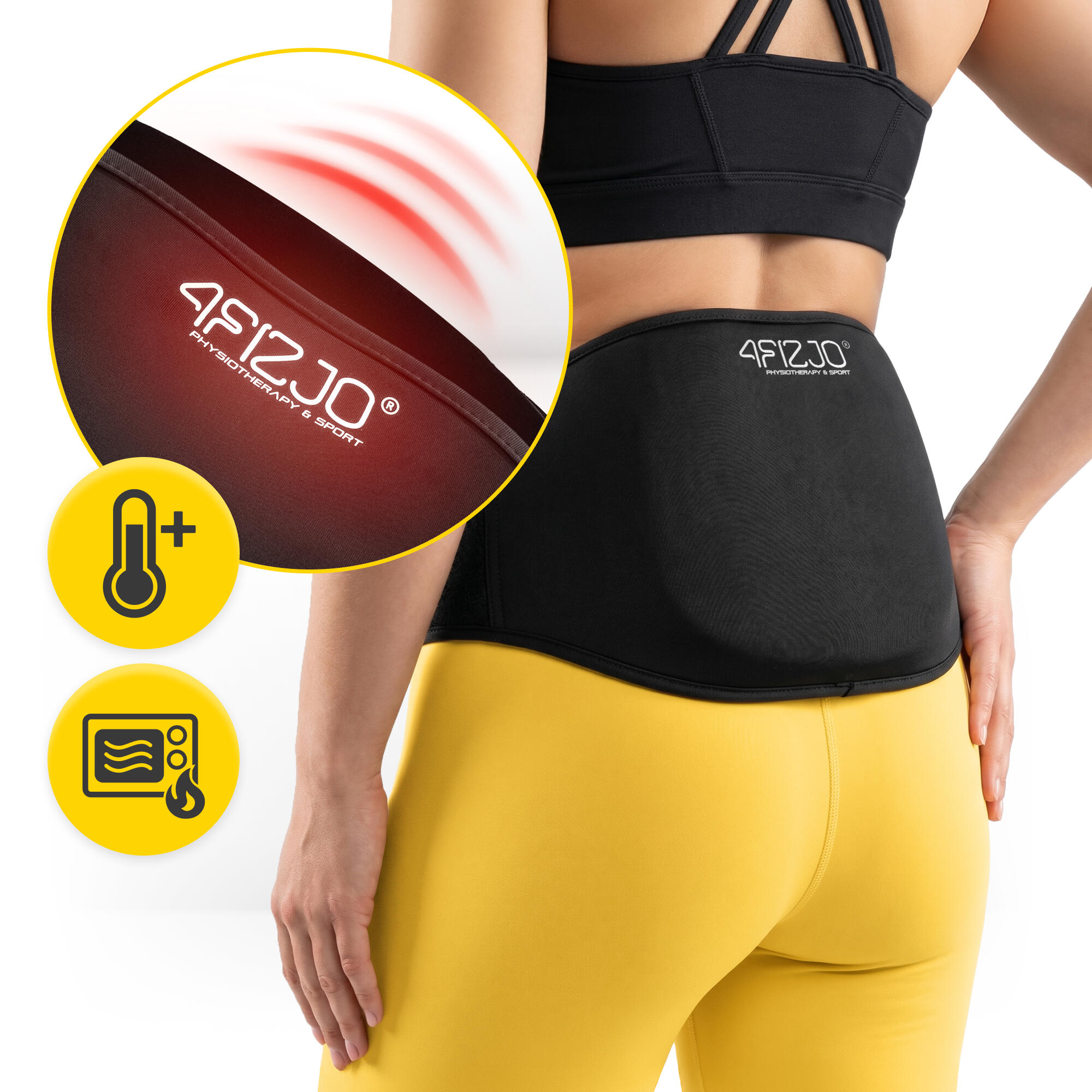 Elastický ColdPack PRO - bederní oblast 4FIZJO 4/7