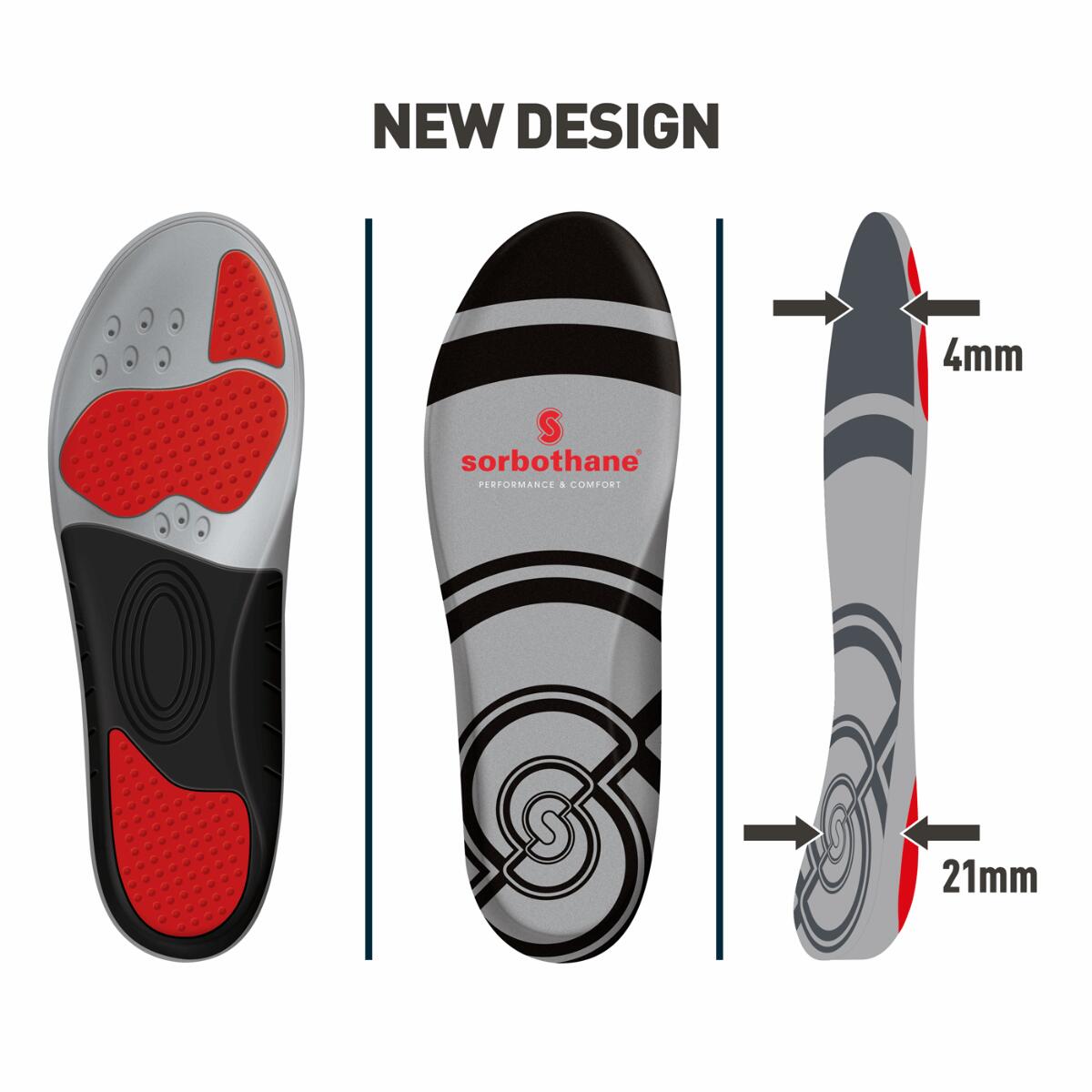 Sorbothane Sorbo Pro Protection Insoles 2/5