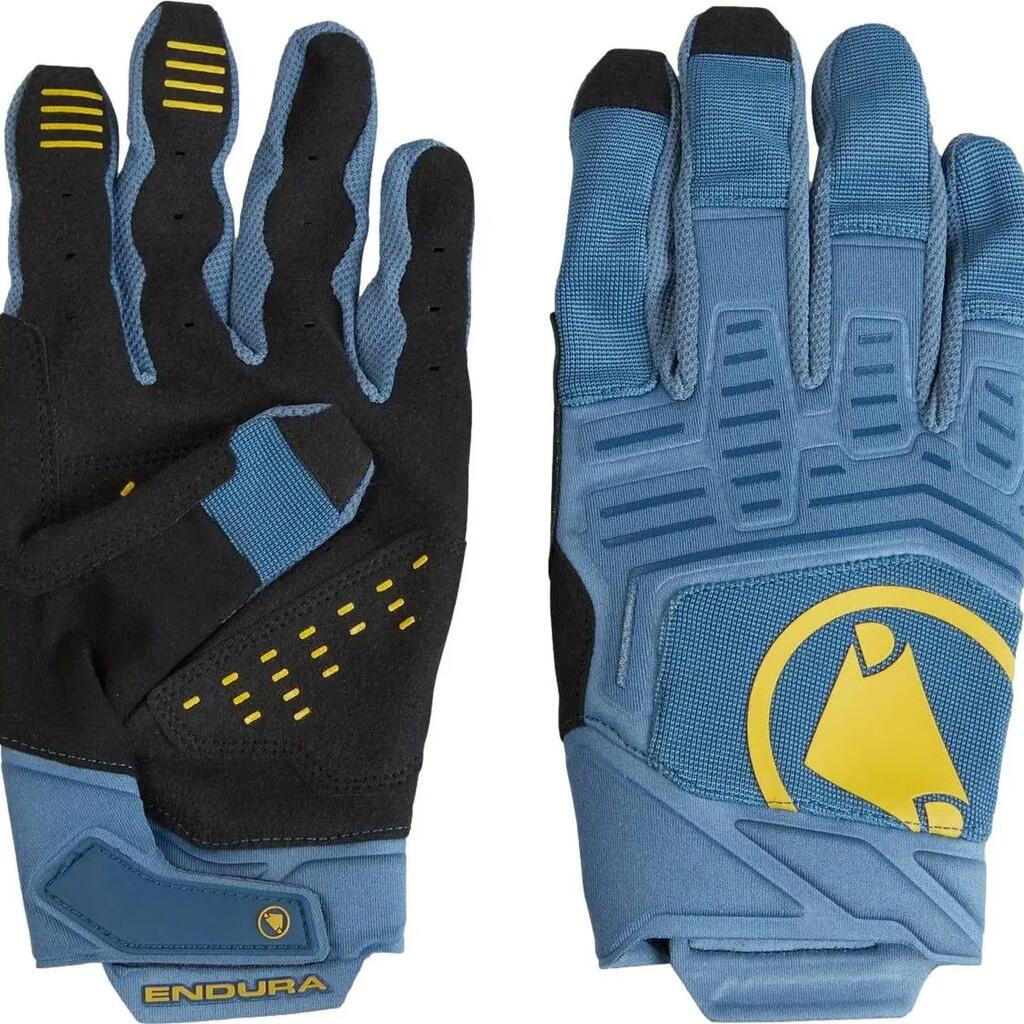 Endura SingleTrack II Blue Long Gloves