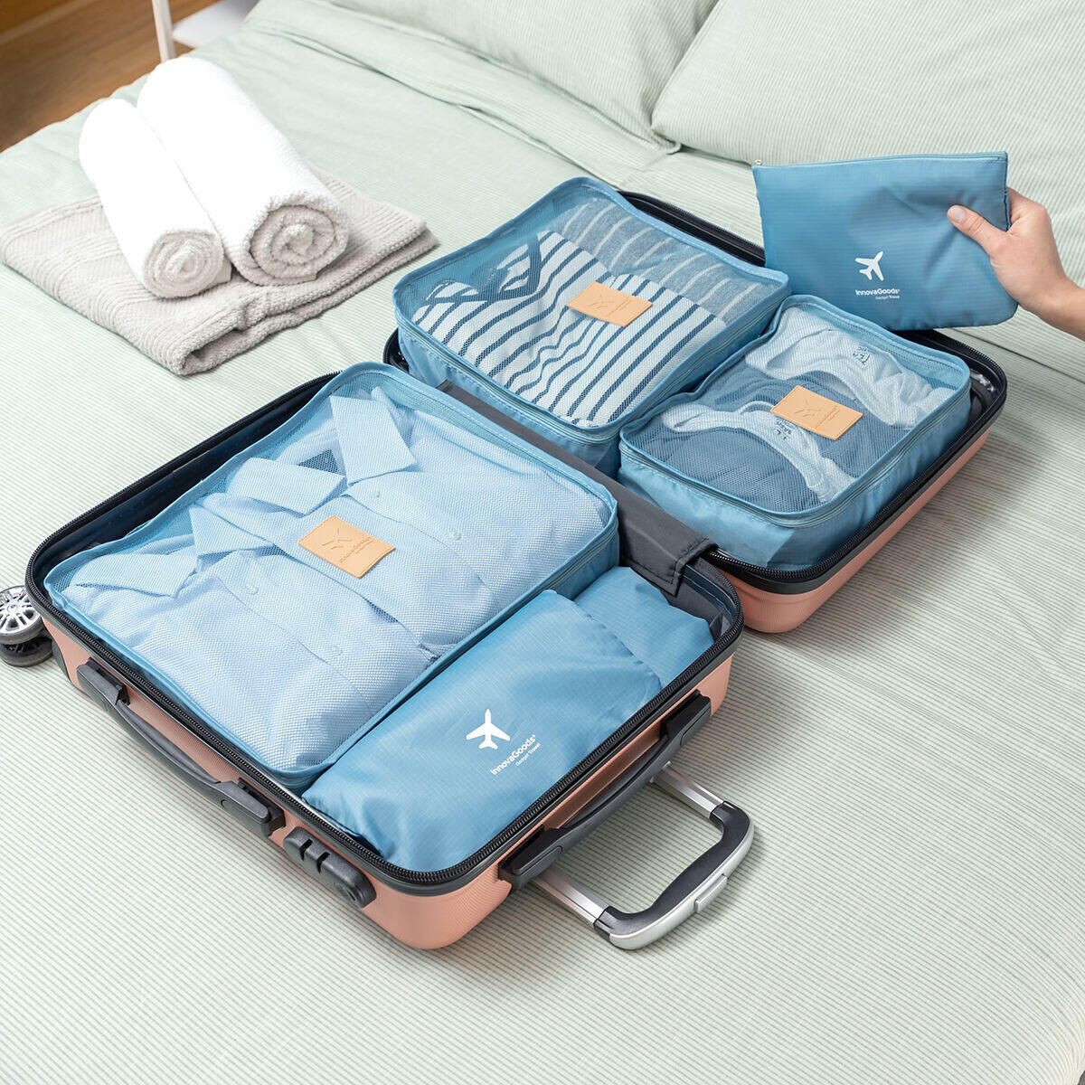 Bagage opbergtas InnovaGoods Luggan (x6) 3/7