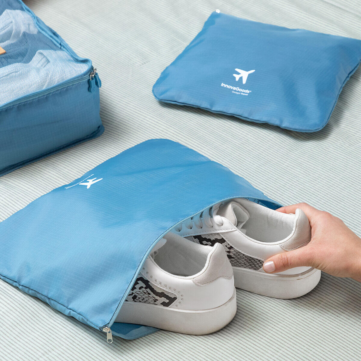 Bagage opbergtas InnovaGoods Luggan (x6) 4/7